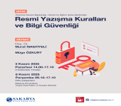 Resmi Yazışma Kuralları ve Bilgi Güvenliği Eğitimi