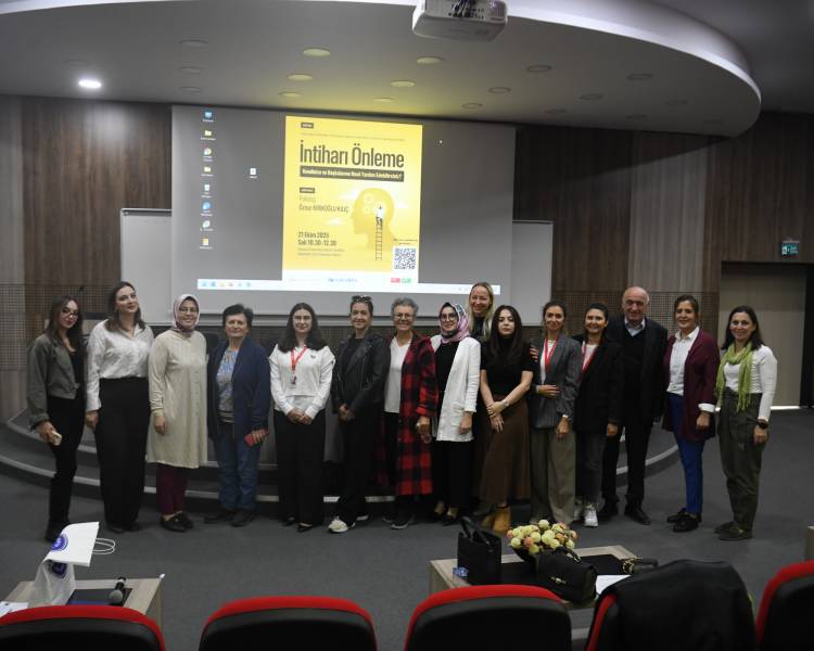 İNTİHARI ÖNLEME: KENDİNİZE VE BAŞKASINA NASIL YARDIM EDEBİLİRSİNİZ?KONULU EĞİTİM GERÇEKLEŞTİRİLDİ.