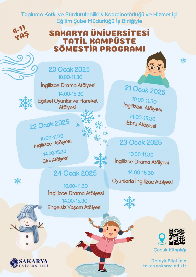 Tatil Kampüste Sömestir Programı