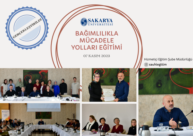 BAĞIMLILIKLA MÜCADELE YOLLARI EĞİTİMİ GERÇEKLEŞTİRİLDİ.